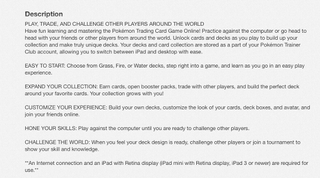 Illustration for article titled Official Pokémon Card Game for iPad Just Launched On Canadian App Store